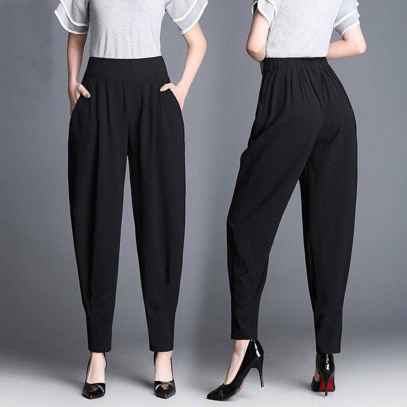 Buy 2019 Spring/Summer Leisure Harun Pants Women nine loose-fitting ...