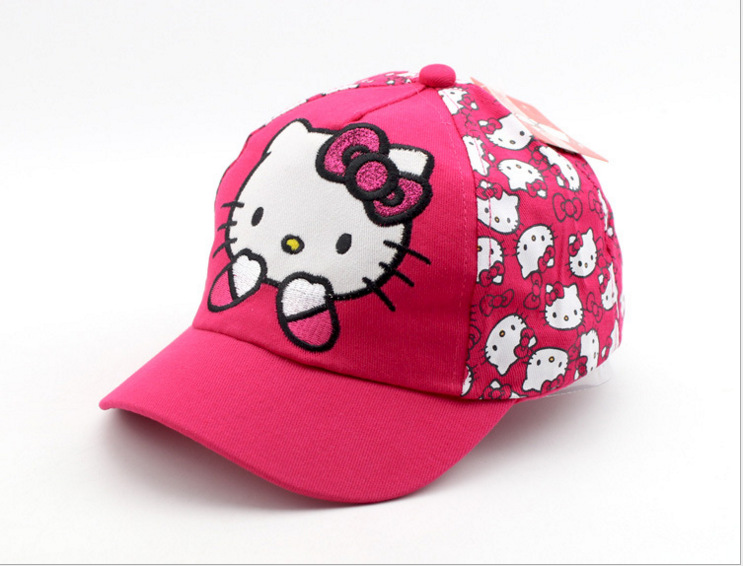 Buy Children hat cartoon Hello Kitty baby baseball cap sun visor hat ...