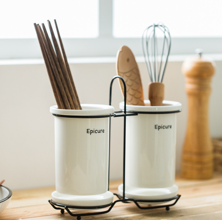 Buy Dreamerhouse Ceramic Chopsticks Tube rack leachate chopsticks cage