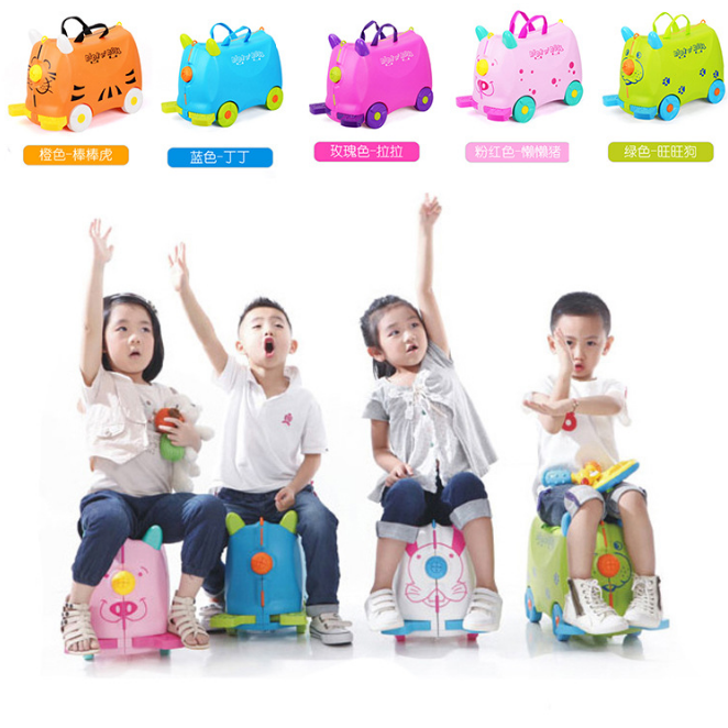 Buy Ride on baby child luggage suitcase trolley toy on ezbuy SG