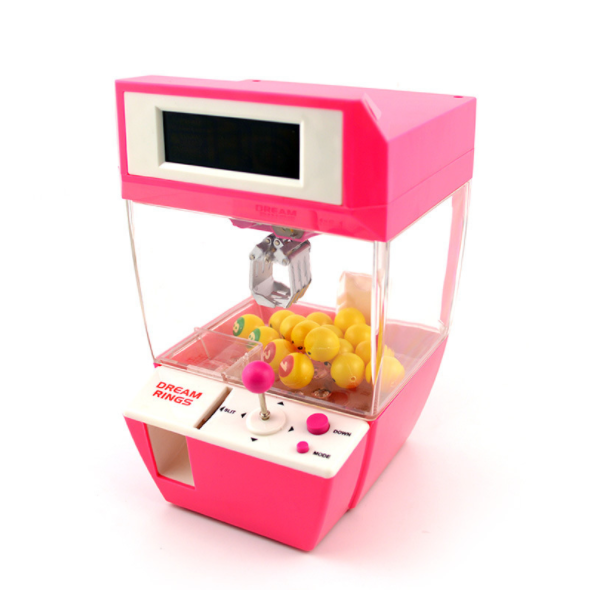 Buy UFO Catcher Claw Machine Mini Doll Candy Grabber Dolls ...