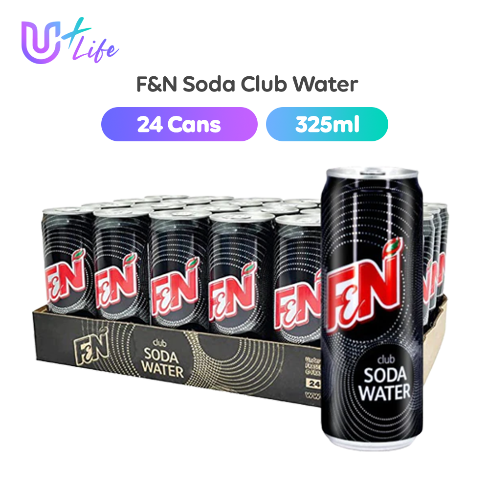 Buy 【Local Ready Stock!!!】F&N Soda Club Water 24 Cans (325ml) [Min. 6 ...