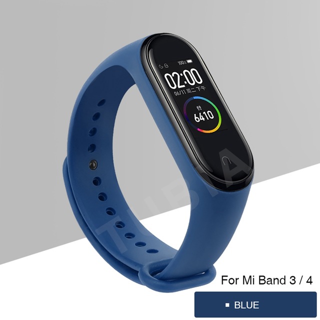 Cinturino Sostitutivo In Silicone Per Xiaomi Mi Band 3 E Mi Band 4 - Colorato, Regolabile (170-220mm) - Sensa Tracker