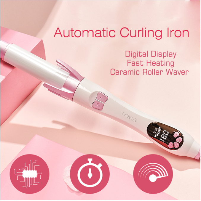 Buy Novus Automatic Curling Iron Electric Perm Automatic Rotation Hair Curler Tool On Ezbuy Sg 