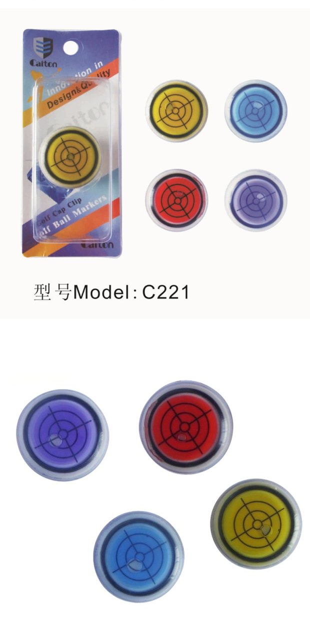quality goods   golf circular level Cap clip   Spherical position mark   mark mark   belt level function   Special Offer