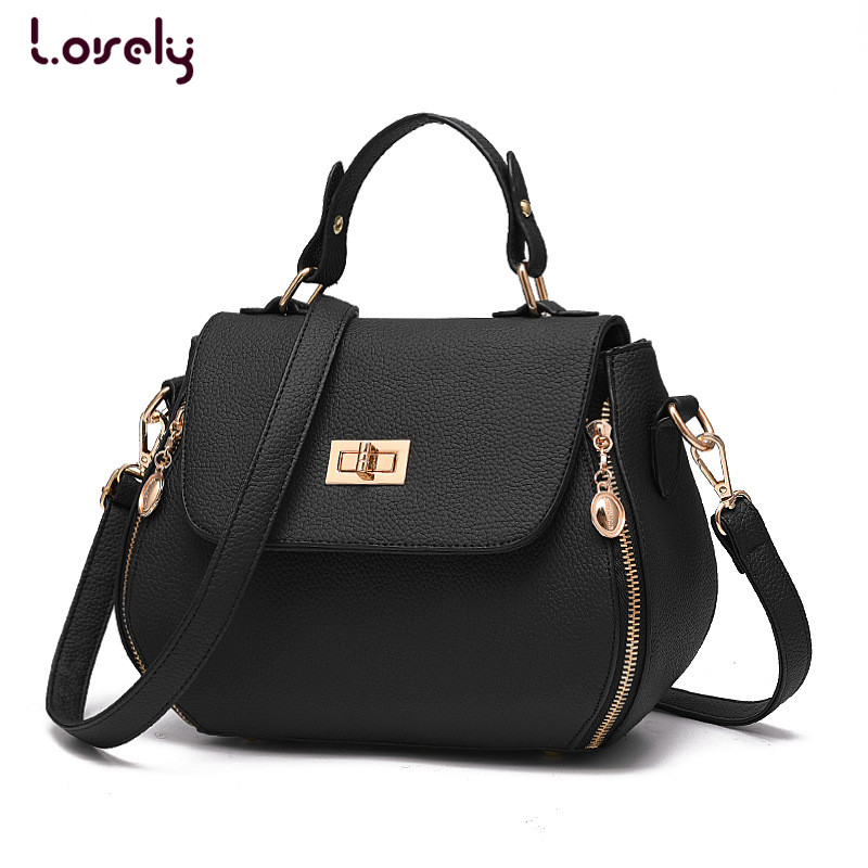 Buy Lovely-25 Women Bag Casual Women Leather Handbags Female Medium ...
