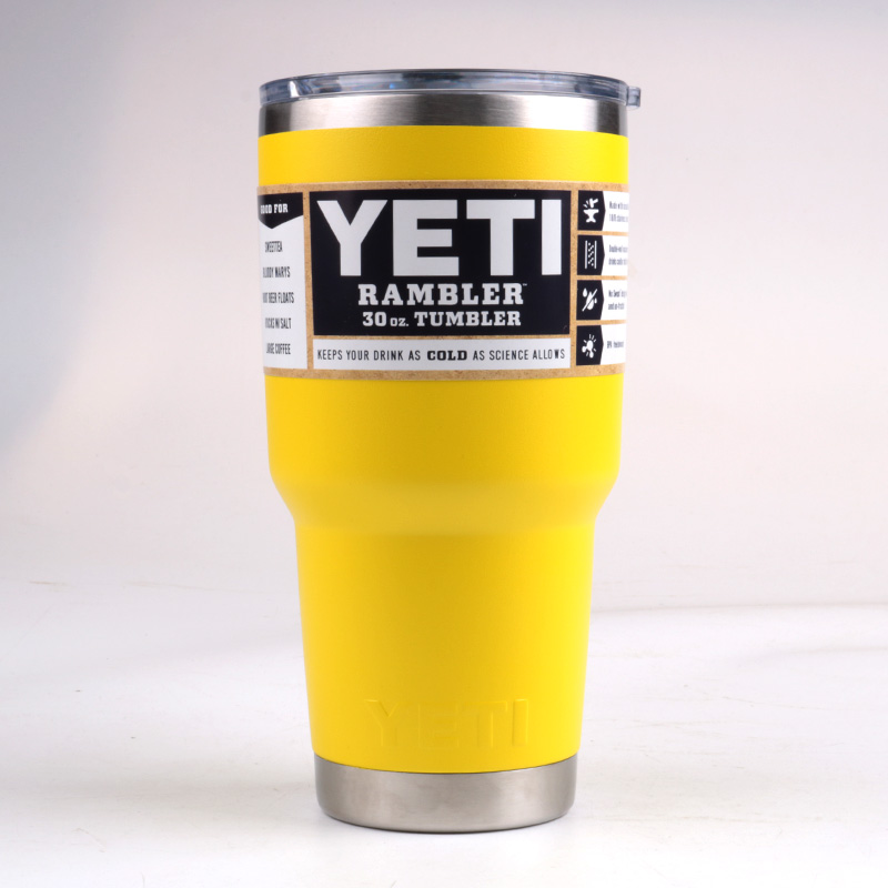 Buy New spray YETI Plastic heat preservation cup 304 stainless steel