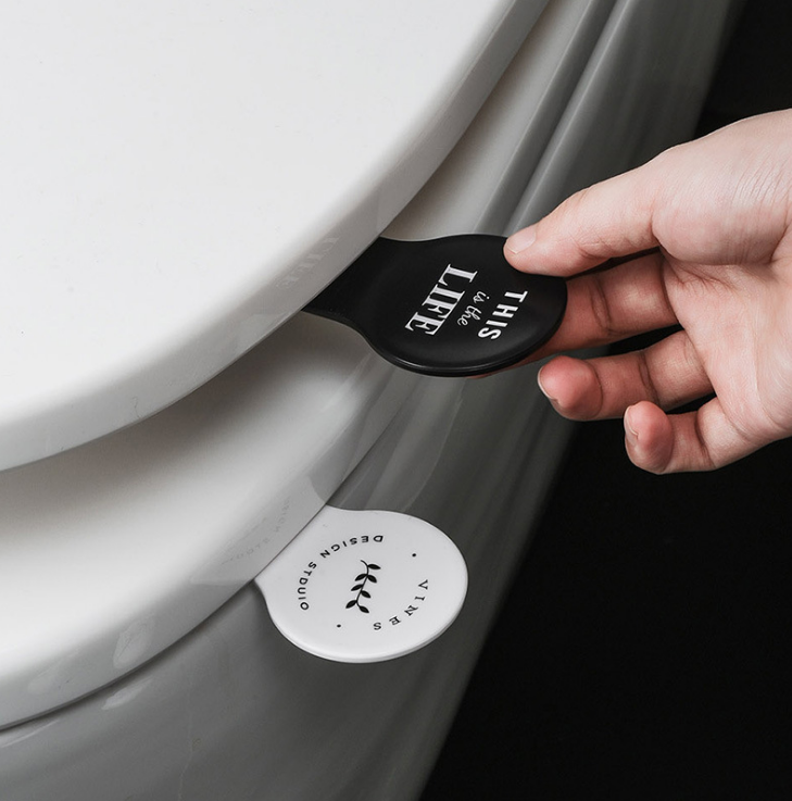 Buy Dreamerhouse Nordic printed toilet cover antidirty cover device toilet flip handle sanitary