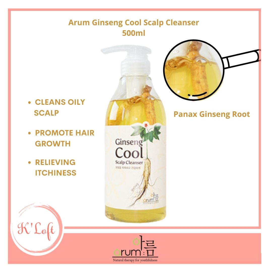Buy [Arum] Ginseng Cool Scalp Cleanser ★ Anti Dandruff ★ Oily Scalp
