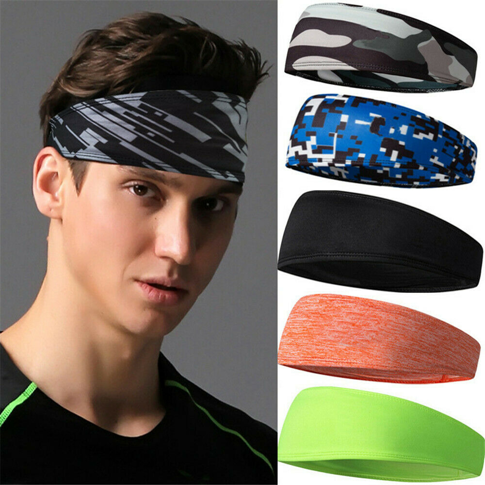 Buy Women Men Yoga Accessories Headband Sport Elastic Hair Bands