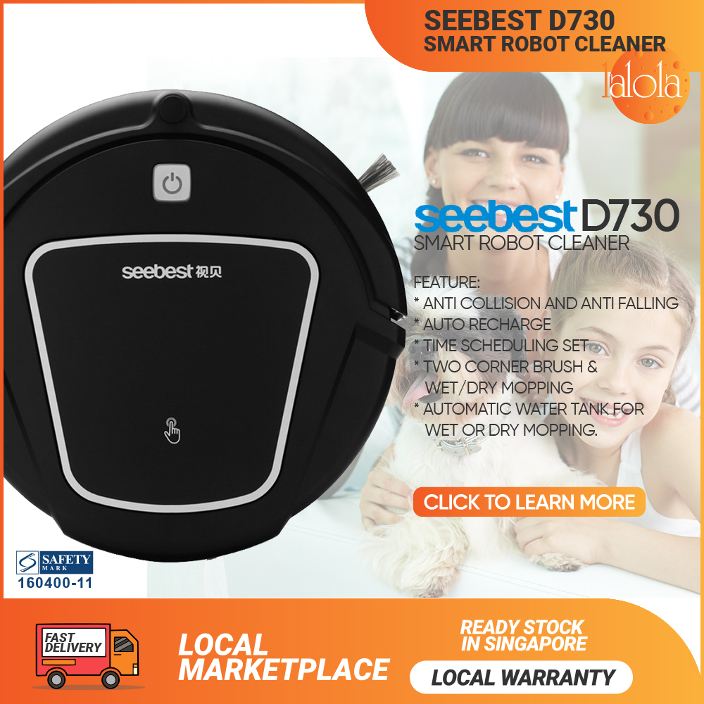 Buy SEEBEST® D730 Robot Vacuum + Water Tank [FREE GIFT Automatic