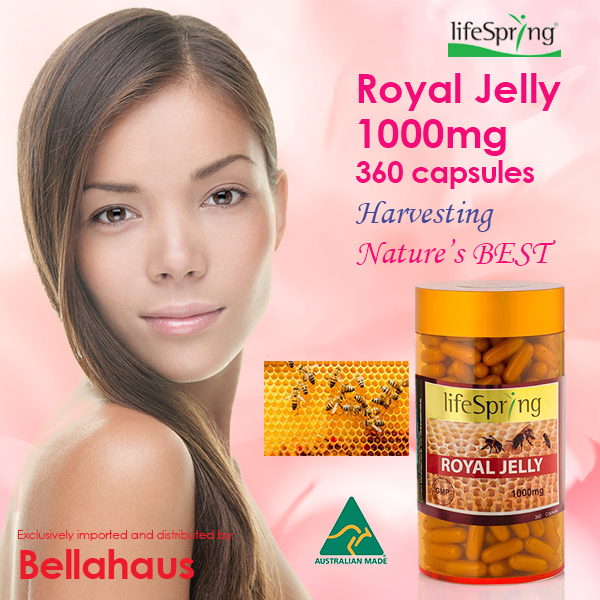 Buy LIFE SPRING (AUSTRALIA) ROYAL JELLY 1000MG 360CAPSULE on ezbuy SG