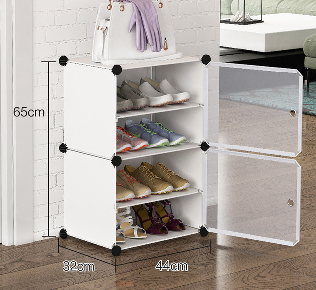 Buy Simple Modern Multi Tier Home Household Dust Proof Shoe Storage Cabinet Shelf Rack On Ezbuy My