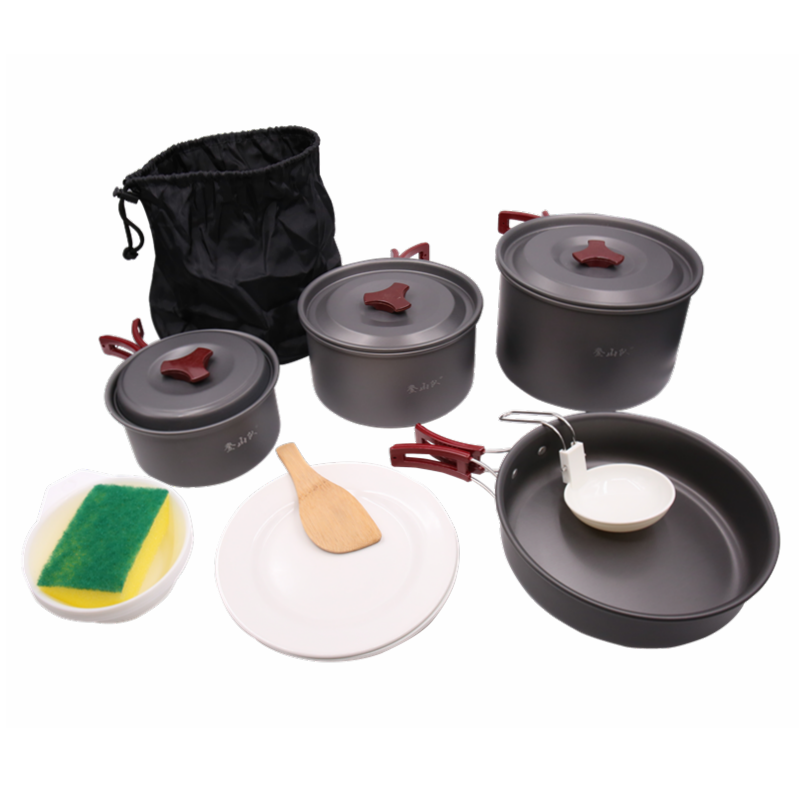 Buy Mountaineering team outdoor set pot large pot single pot camping