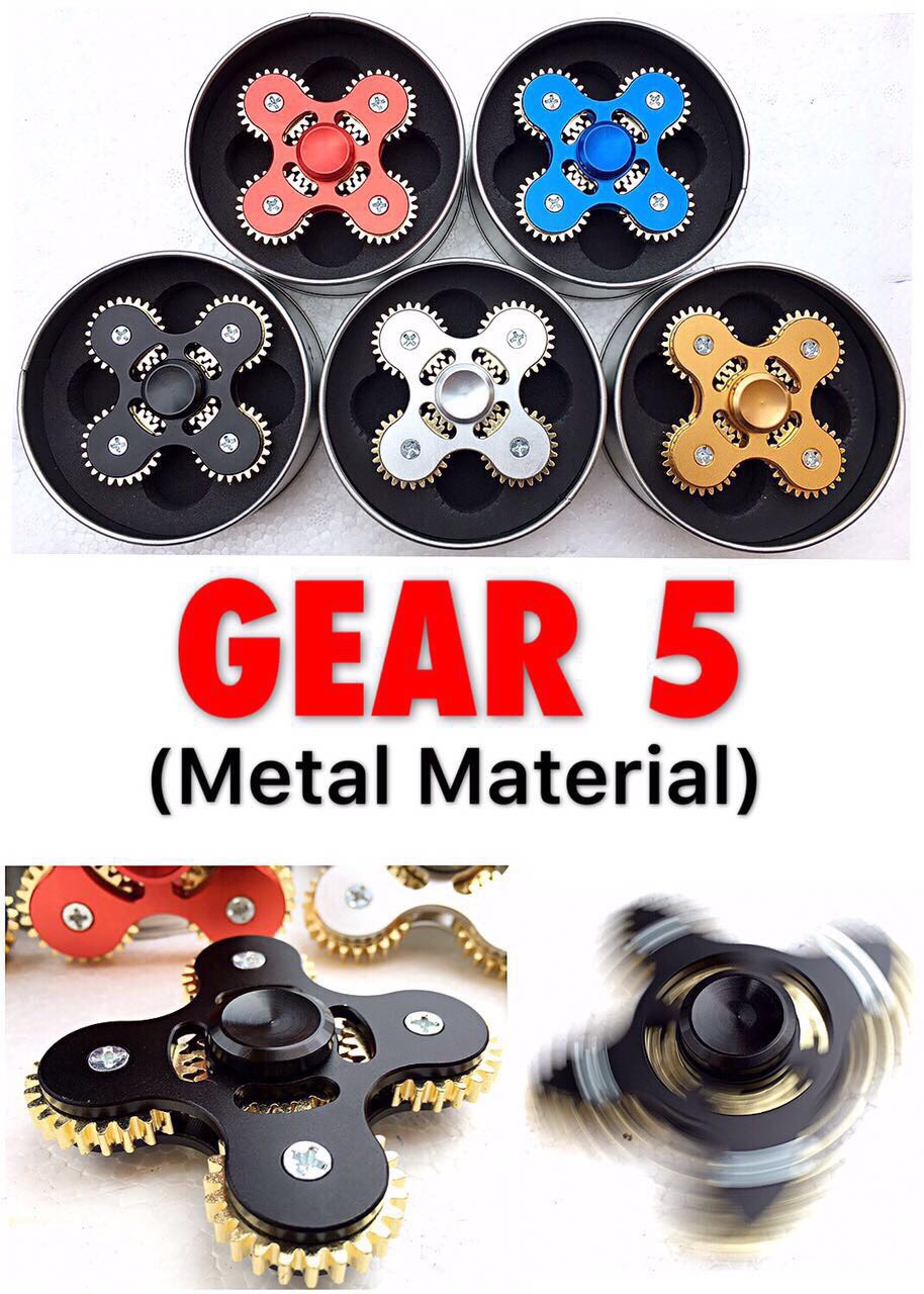 5 gear fidget hot sale spinner