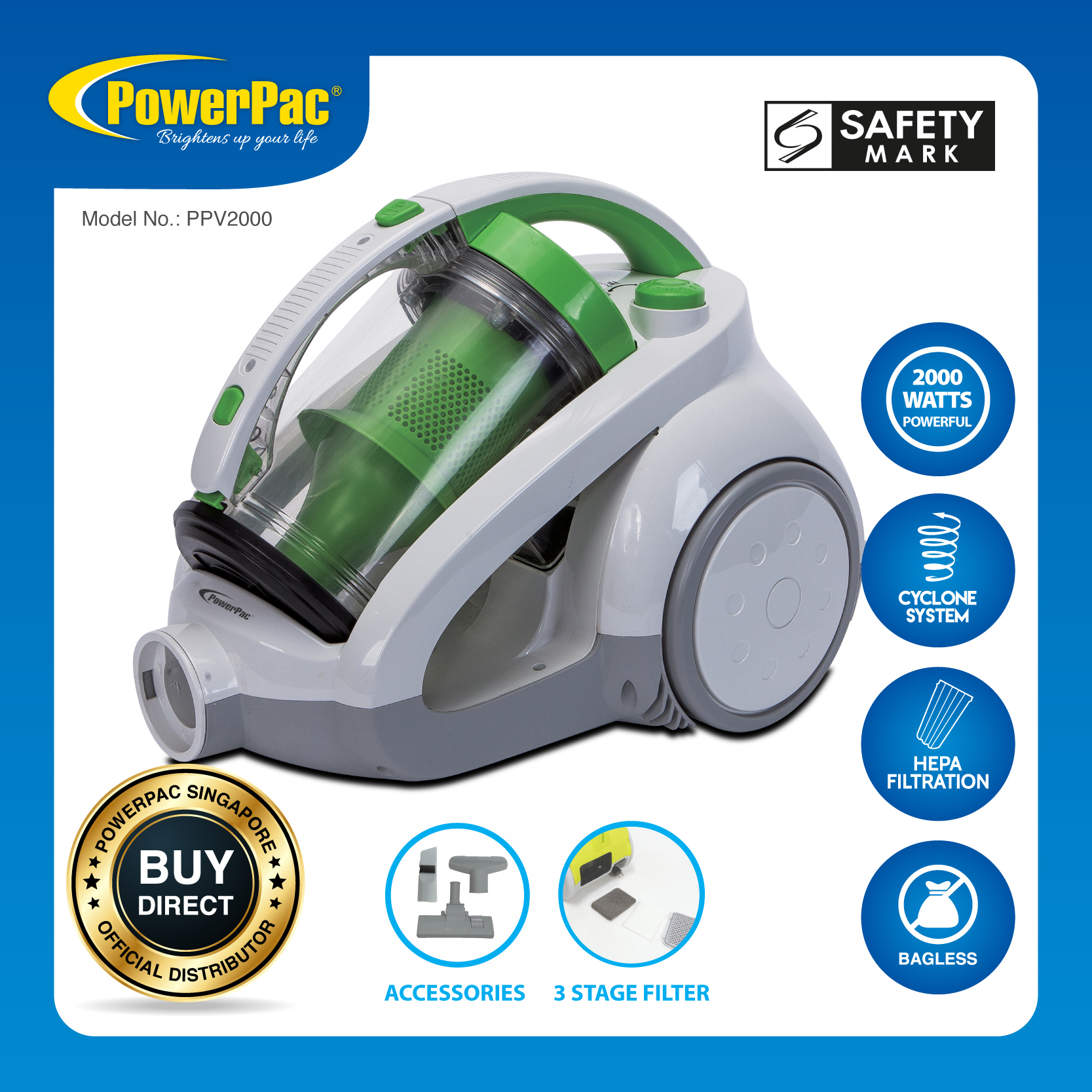 powerpac ivac vacuum cleaner