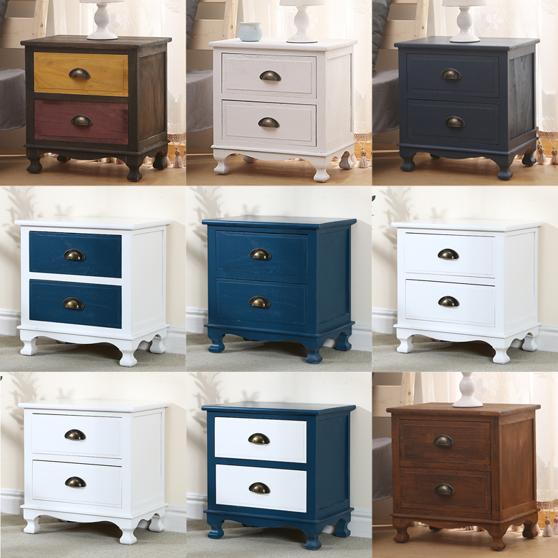 Buy American Bedside Table Mini Bedside Cabinet Retro Closet