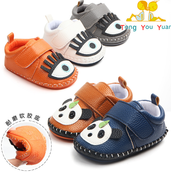 Buy Baby Shoes Wholesale Hand Sewing Baby Shoes Cartoon Panda Soft