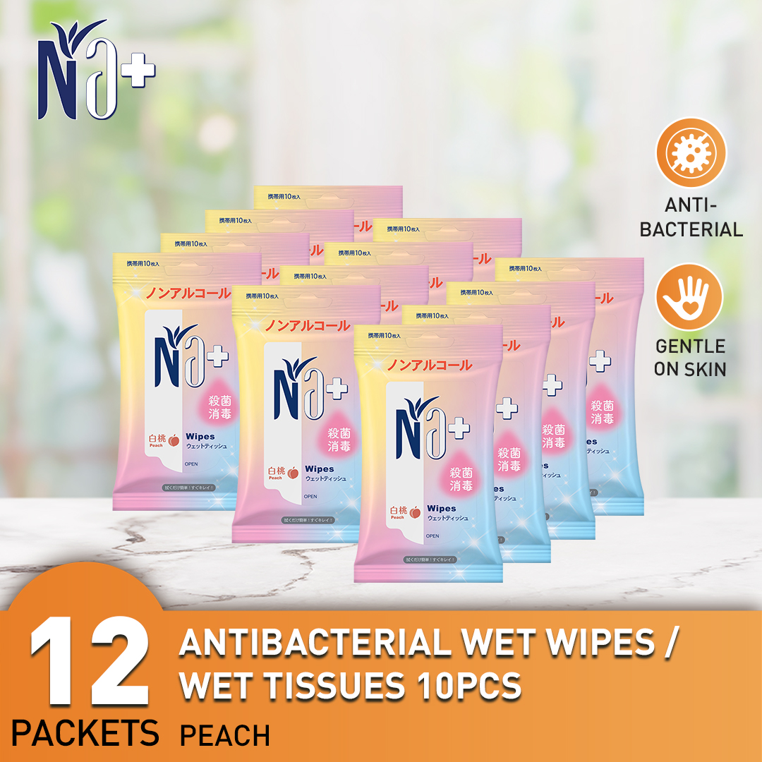 Buy Na+ Antibacterial Wet Wipes 10s x 12 packs on ezbuy SG