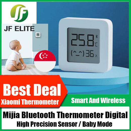 XIAOMI Mijia Bluetooth Thermometer 2 Wireless Smart Electric Digital  Hygrometer Thermometer Work with Mijia APP With Battery