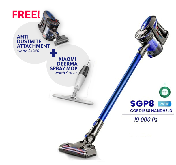 Buy [FREE GIFT BUNDLE] Minihelpers SGP8 19k Pa Cordless Handheld Vacuum