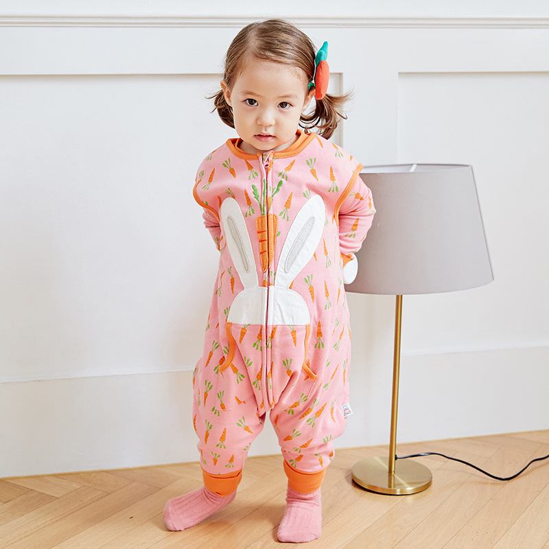 baby sleeping bag with split legs