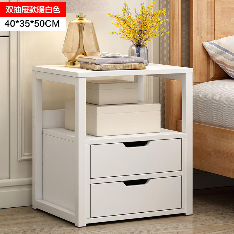 Buy Nordic minimalist modern bedside table dormitory small bedroom multifunctional