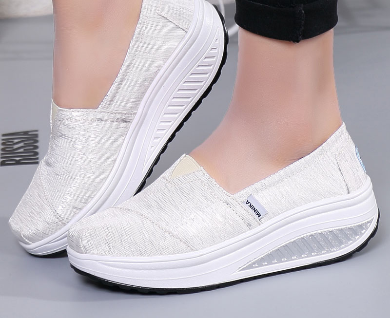 thick sole slip on shoes