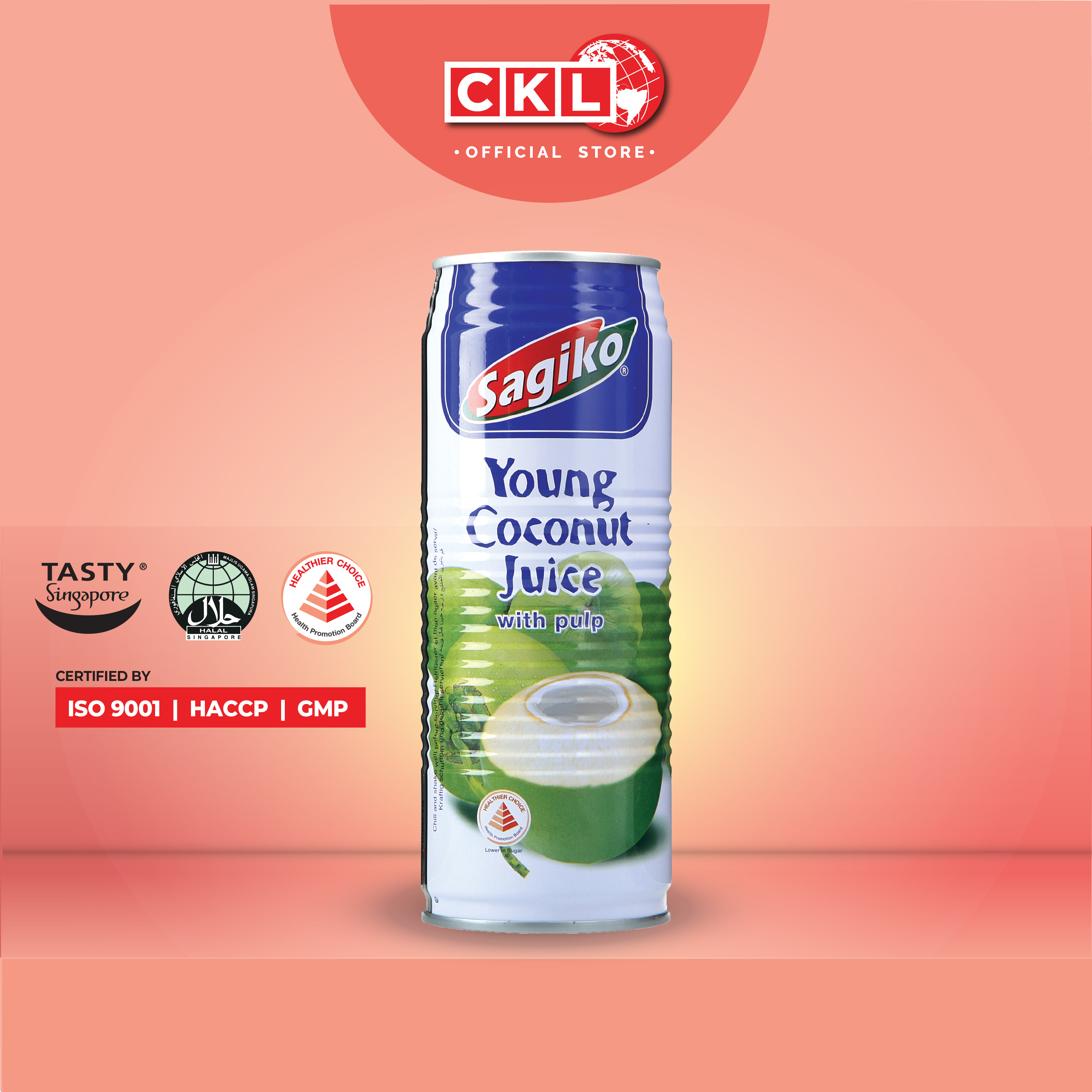 Buy Sagiko Young Coconut Juice Drink Halal 24X500ML Cans on ezbuy SG