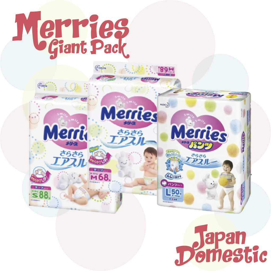 Buy Merries Giant Twin Pack Diapers / Japan Domestic Stock on ezbuy SG