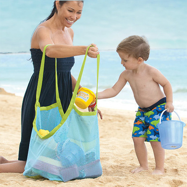 Buy New children's beach toy storage bag play sand tool largecapacity