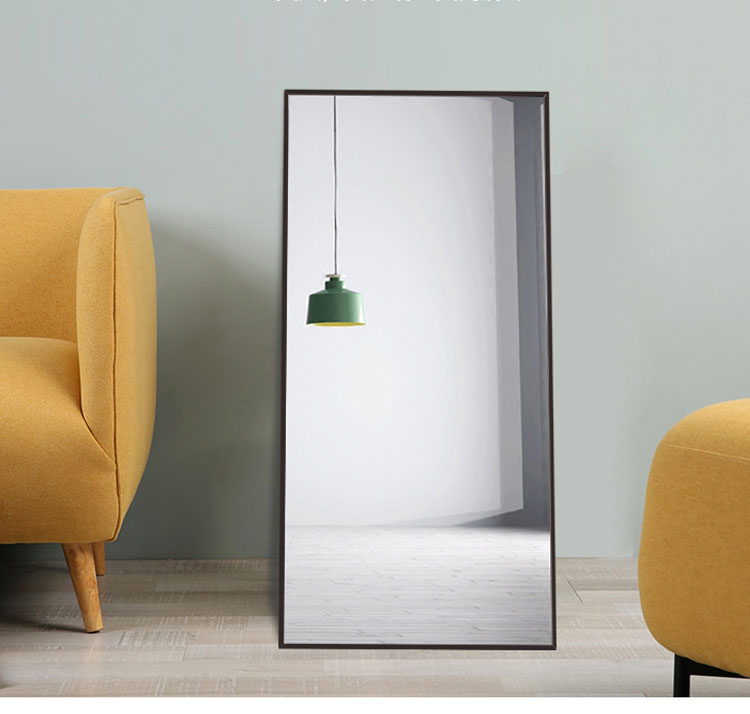 Buy Full Body mirror home mirror floor mirror fitting mirror can move