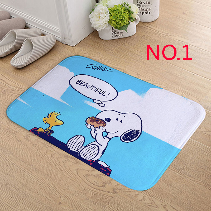 Buy Home cushion Colorful snoopy pattern bathroom absorbent mat kitchen
