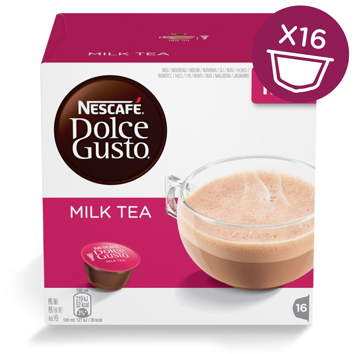 Buy Single Pack Nescafe Dolce Gusto Beverage Capsules Milk Tea 16s On Ezbuy Sg