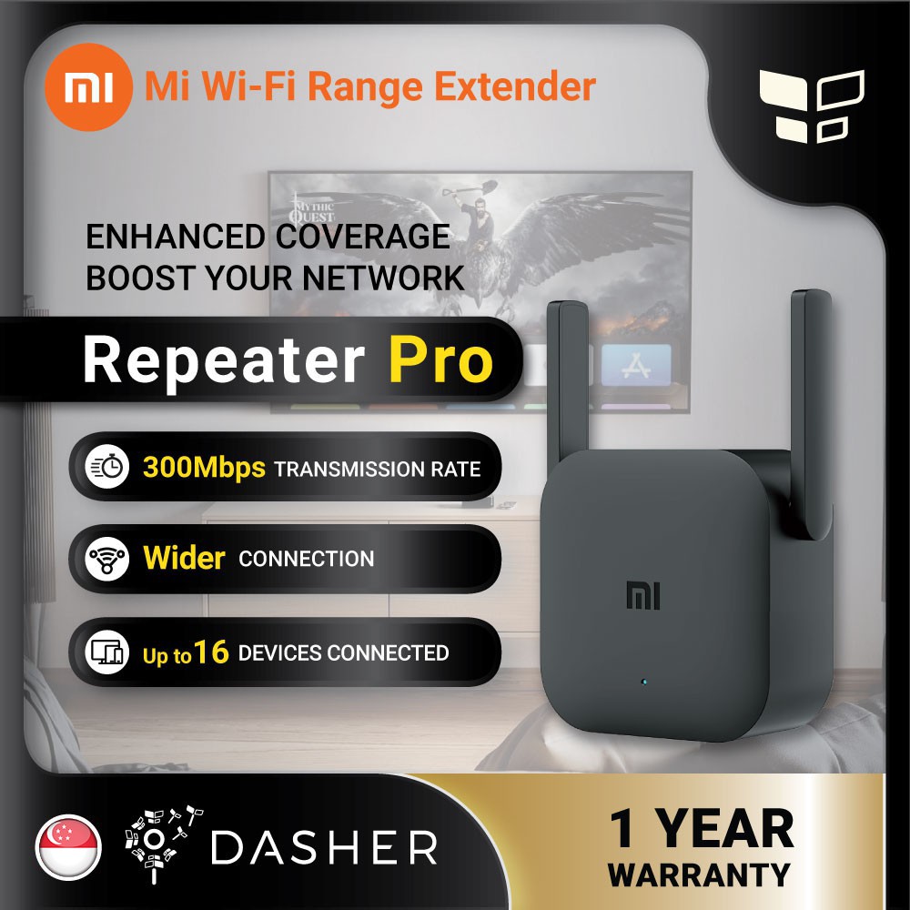 Xiaomi WiFi Amplifier Pro 300Mbps 2.4G Wireless Repeater Range Extender