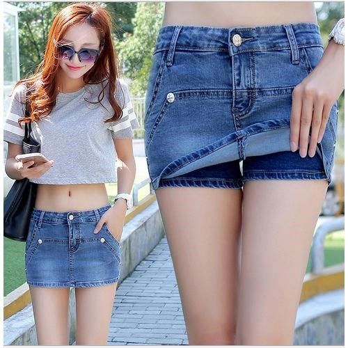 skinny denim shorts womens