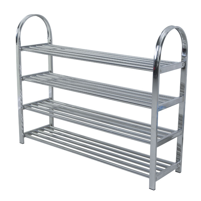 Buy Shoe Rack Shoe Rack Sub Stainless Steel Shoe Rack Simple Multi Layer Shoe Cabinet Dust Proof Household Door Dustproof Thickening Clearance On Ezbuy My