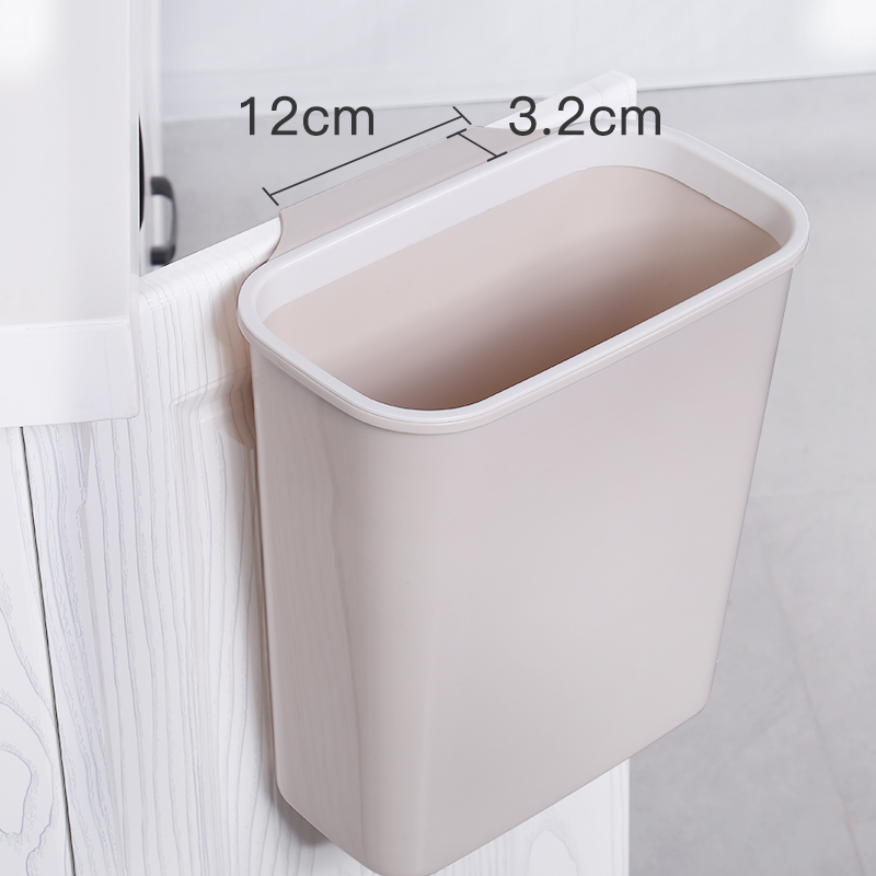Buy Kitchen Trash Can Hanging Cabinet Door Home No Lid Free Pull