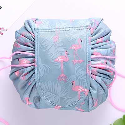 Buy Korean Lazy drawstring cosmetic bag drawstring pouch travel large ...