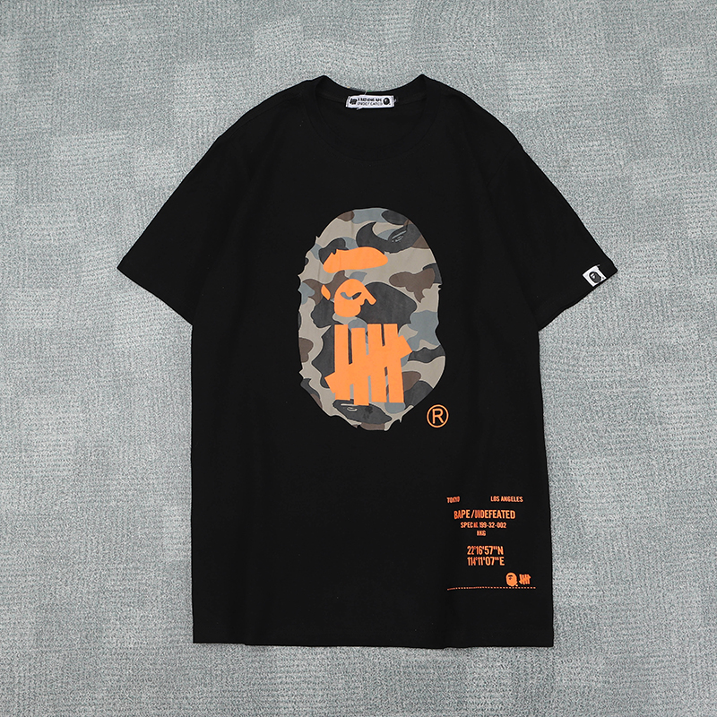 Buy Summer 2019 New Arrival Bape x Undefeated Camouflage Ape Head Print 