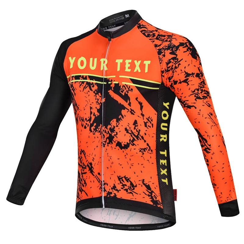 orange mtb jersey