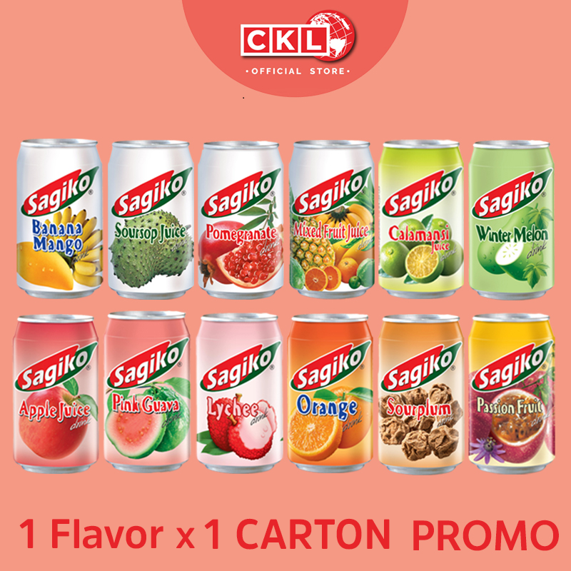 Buy Sagiko Juice Drink Halal 24X320ML Cans on ezbuy SG
