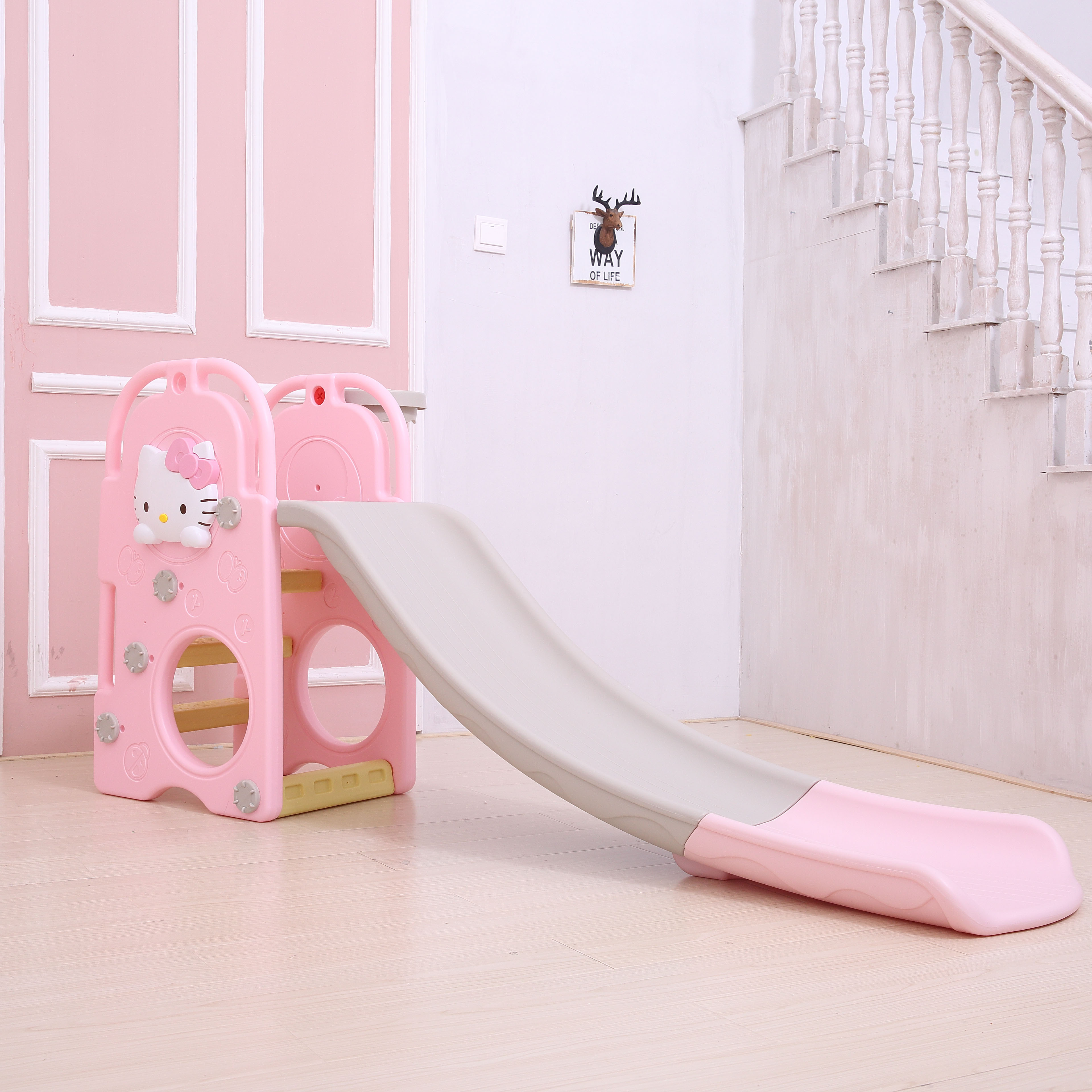 Buy Children indoor Slide Home multifunctional slide baby slide plastic ...