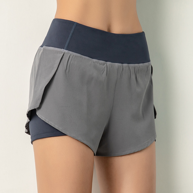 Buy Women's High Waist Running Shorts 2 in 1 Running Shorts with Built