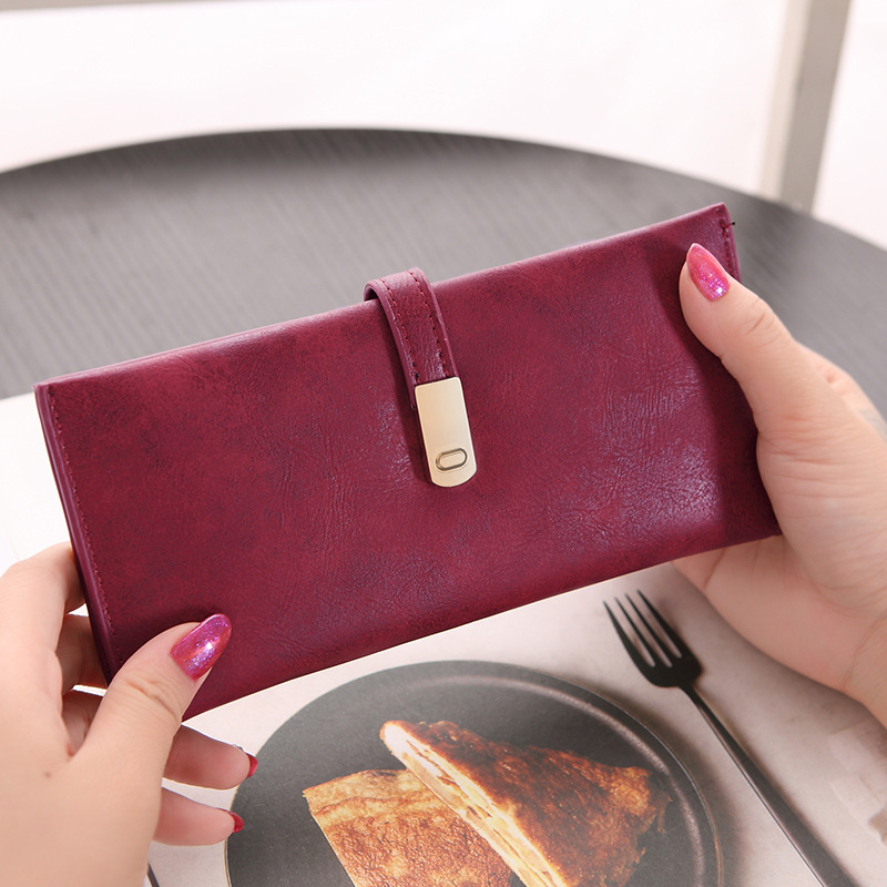 Buy Still large capacity comfortable soft hand leather clip 2018 wallet